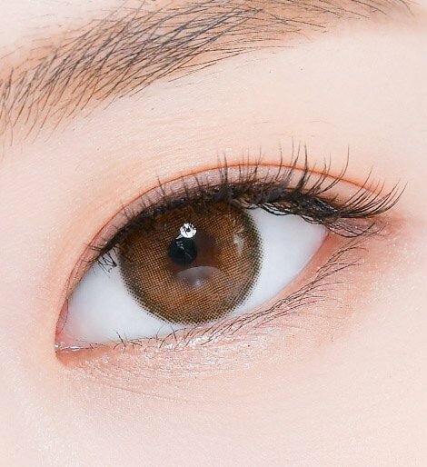 [預訂] Lenstown Romantea Rose 每年拋棄彩妝隱形眼鏡｜每盒1片 ( Pumpkin Brown )