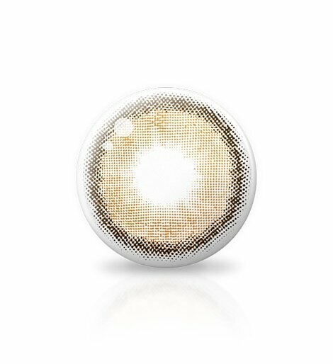 [預訂] Lenstown Romantea Rose 每年拋棄彩妝隱形眼鏡｜每盒1片 ( Beige Brown )