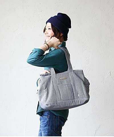 日本 AddNinth 三口包 ( 藍色直條紋)/(黑色)