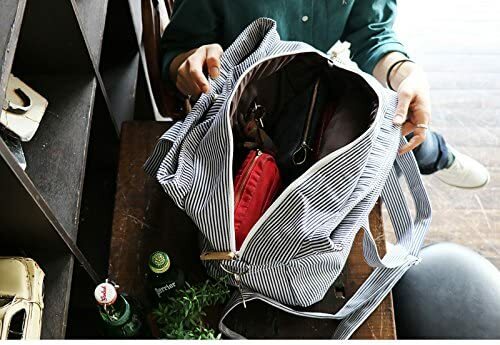 日本 AddNinth 三口包 ( 藍色直條紋)/(黑色)