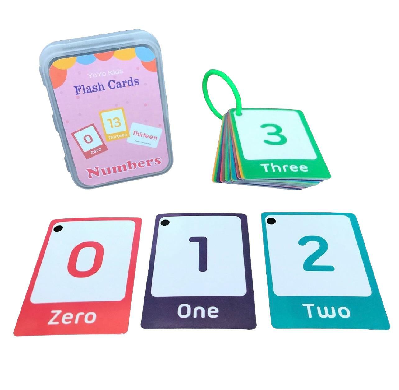 Flash Cards 早教英文單詞認字卡--Numbers