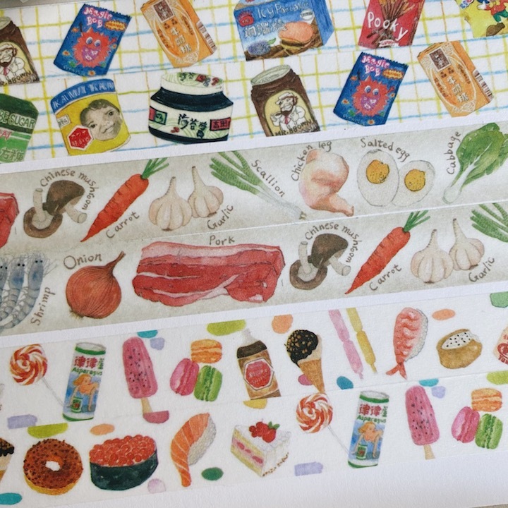 我吃故我在紙膠帶系列 和紙膠帶｜針線球