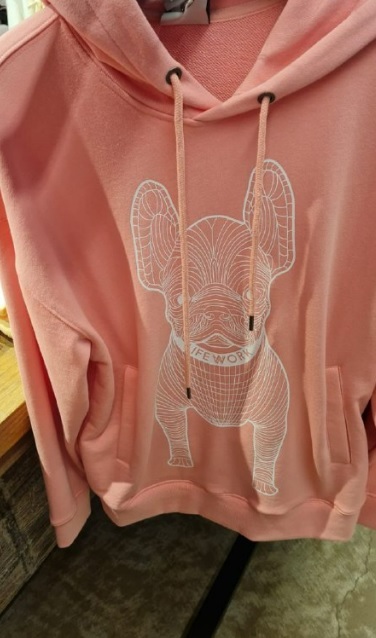 [S] LIFEWORK RADOC BIG LOGO HOODIE,PINK, LW225HD99006 (SLW51)