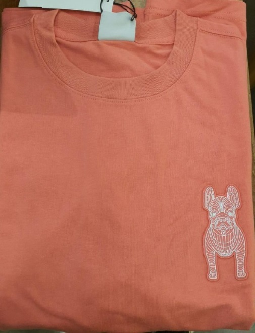 [S] LIFEWORK SILICONE RADOK SHORT SLEEVE T-SHIRT,LIGH PINK, LW225TS90406 (SLW52)