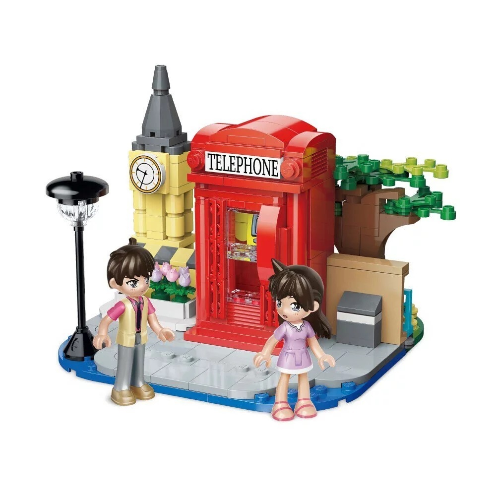 Qman Keeppley 名偵探柯南 浪漫紅色電話亭