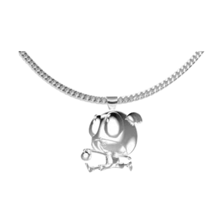 Edgar Plans x NBA 75th x NBA Little Hero Necklace 4cm Size Limited Edition