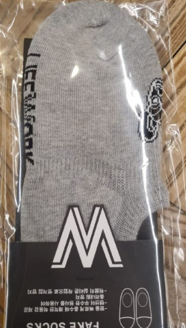 [S] LIFEWORK RADOK FACE FAKE SOCKS, M/GREY, LW225SO00135 (SLW58)