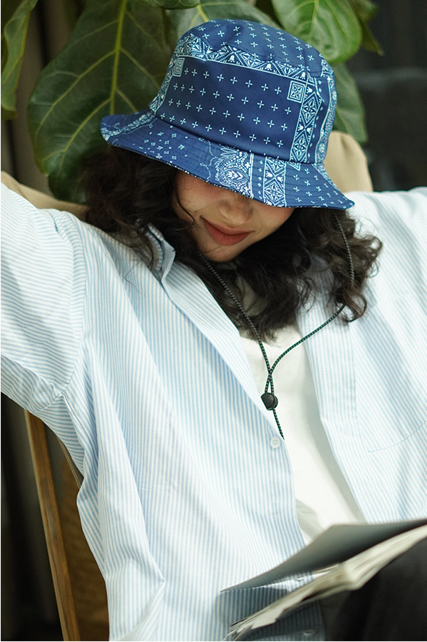 UR｜腰果花拼接漁夫帽