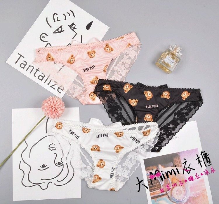 小熊女生內褲(3色)