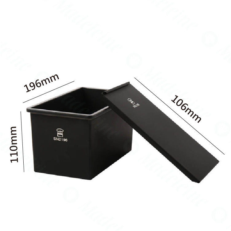 [ 三能烘焙用品 ] 450g低糖鑄鋁吐司盒(1000系列不沾) SN2196