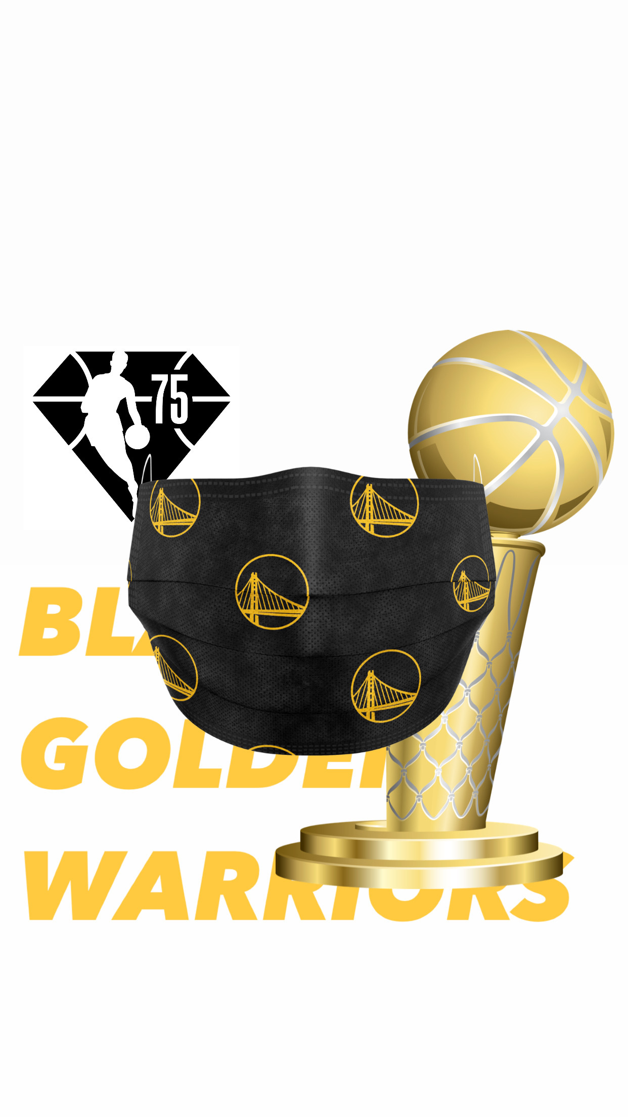 Co.Protect NBA 金州勇士霸王色冠軍 75週年鑽石 雙限量組合 5+3入