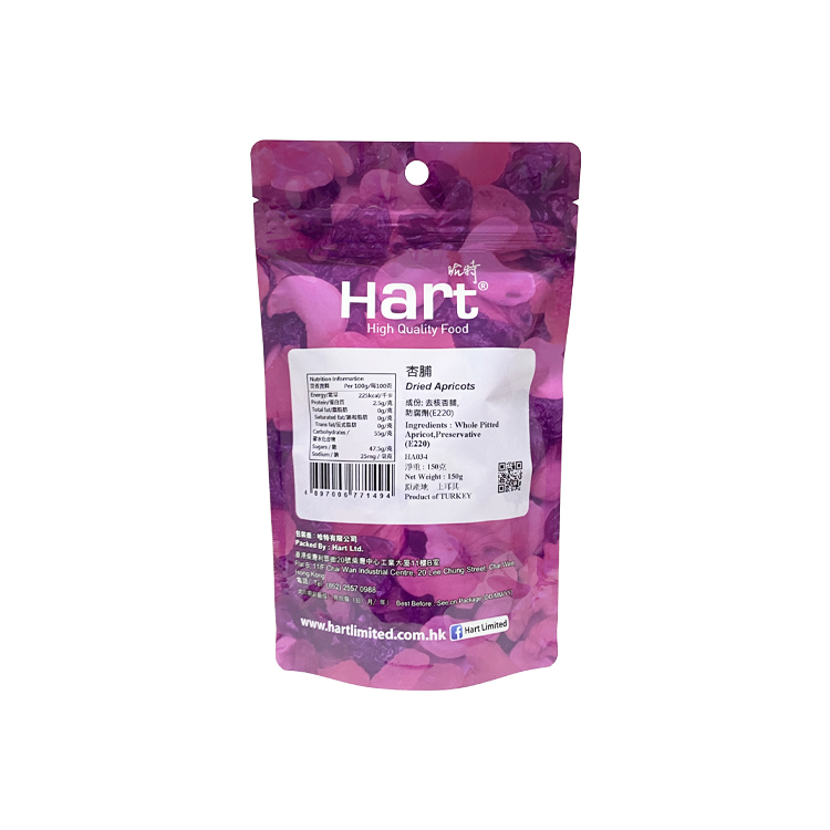 哈特 杏脯乾 150g [食用日期︰1/12/2026]