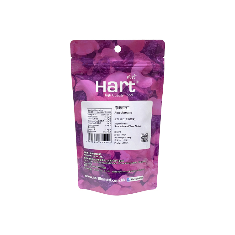 哈特 原味杏仁 100g [食用日期︰1/12/2026]