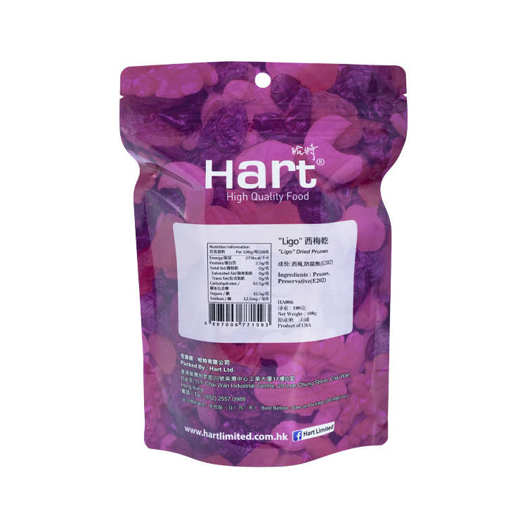 哈特 "Ligo"西梅乾 100g [食用日期︰1/9/2026]