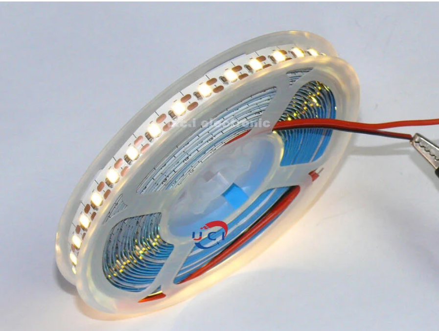 【UCI電子】(X-2) 5V 2835LED ㄧ米 120燈 60燈 暖白光 帶自粘燈條 一卷5米 2835燈條