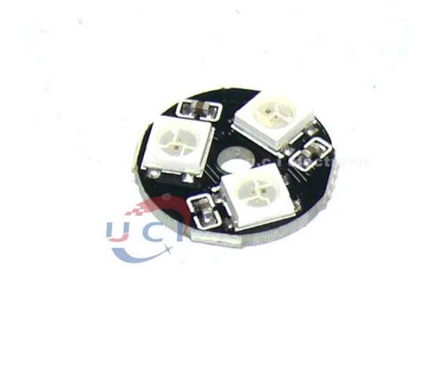 【UCI電子】(W-5)  3位 WS2812 5050 RGB燈 LED 智慧全彩 環行適用單片機開發板