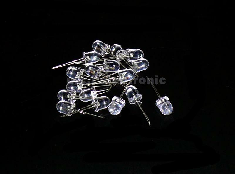 【UCI電子】(1-7) 圓頭LED F10/10MM 白光 高亮 長腳 發光二極體