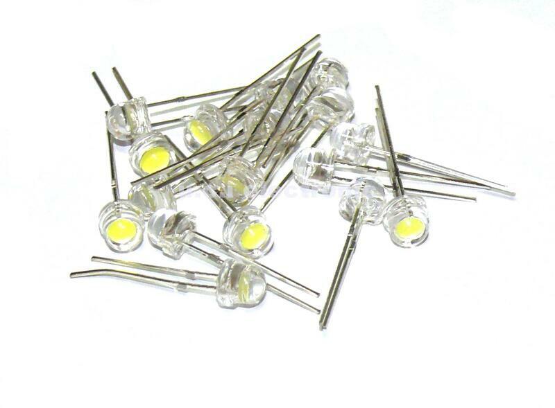 【UCI電子】(2-8) 5MM大草帽0.5w白光f5白色led發光二極體 草帽 5MM LED