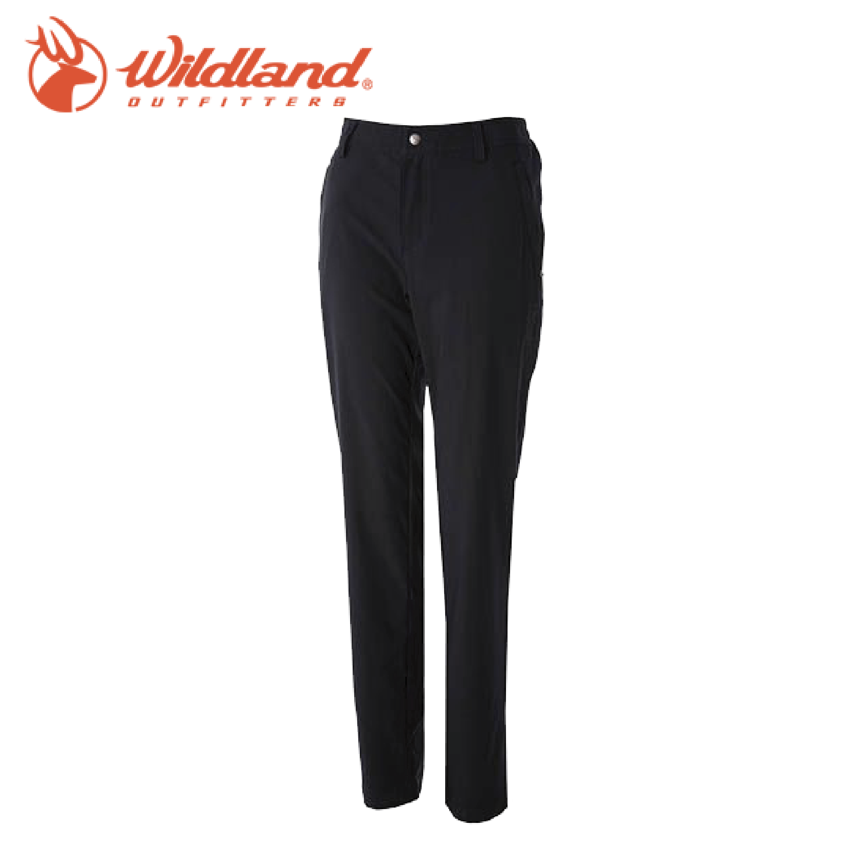 Wildland 荒野 S2371 彈性四季款休閒長褲 女款 (黑) 彈性舒適/吸濕快乾 21WS2371