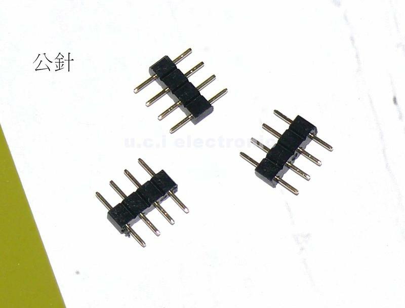 【UCI電子】(C-2-14) 4芯排針5050/3528 RGB燈帶4pin母頭插針七彩燈條接頭4芯插針 排針