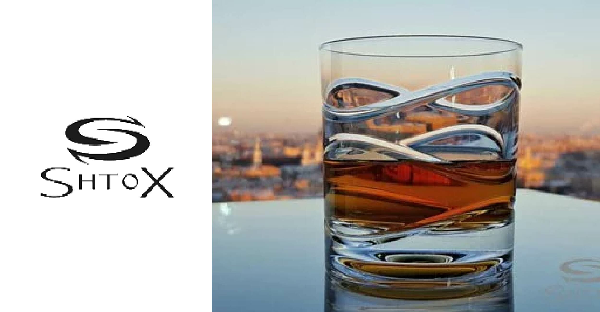 SHTOX 威士忌旋轉水晶杯 酒杯 Whisky