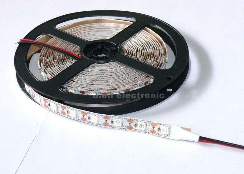 【UCI電子】(18-2) 5050燈條5V 5米 長條形軟燈條七彩LED燈帶裸版 燈條寬度10MM