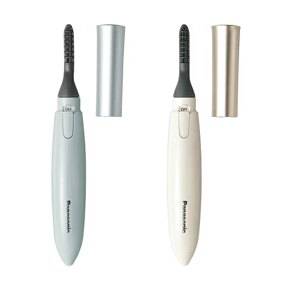 Panasonic - Natural curl electric eyelash curler (Gray Blue / Off White)