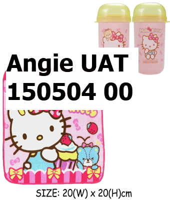 HELLO KITTY 毛巾連樽