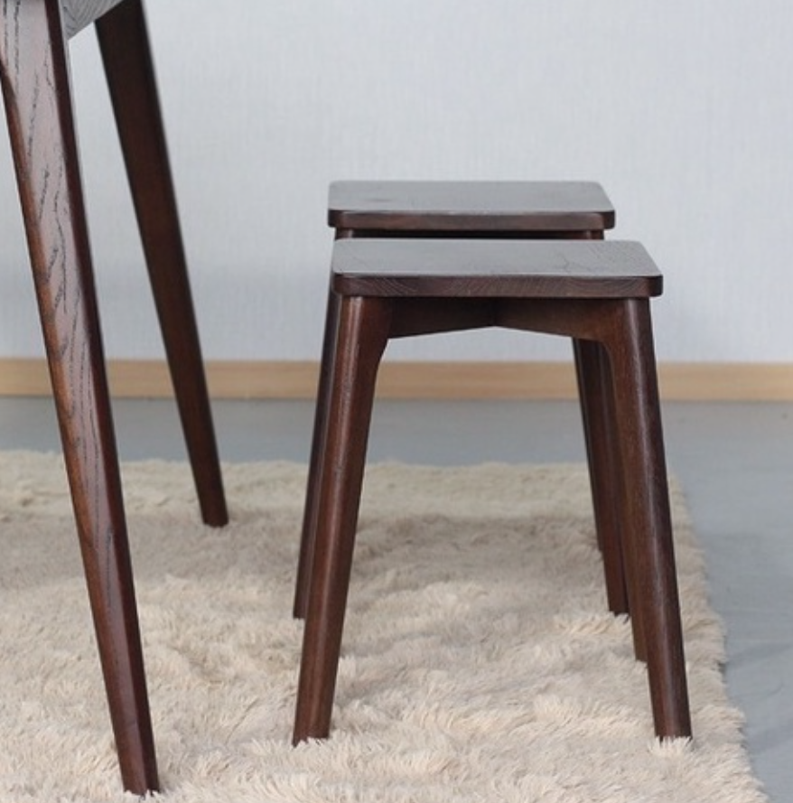 富士胡桃方凳 FS-B3137