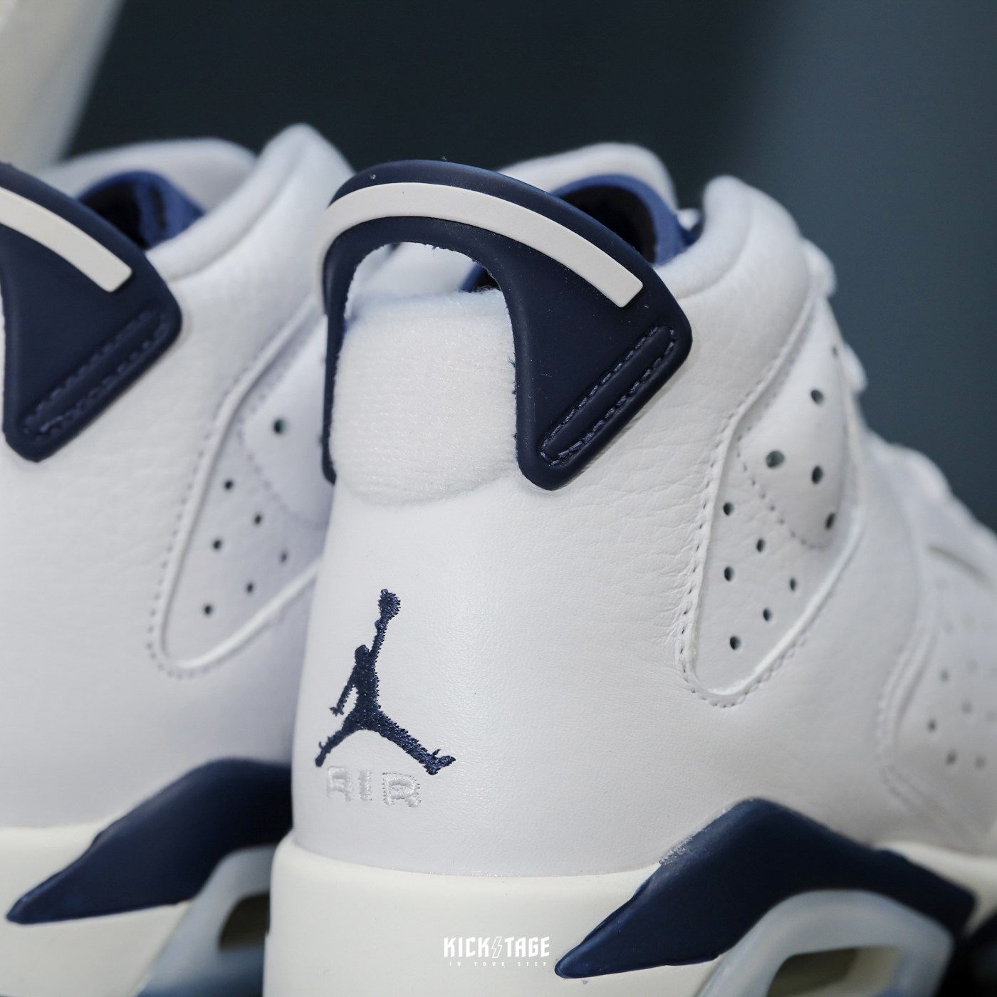 女鞋大童尺寸NIKE AIR JORDAN 6 GS Midnight Navy AJ6 午夜藍白藍籃