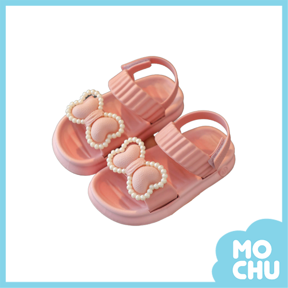珍珠蝴蝶結兒童涼鞋(現貨)