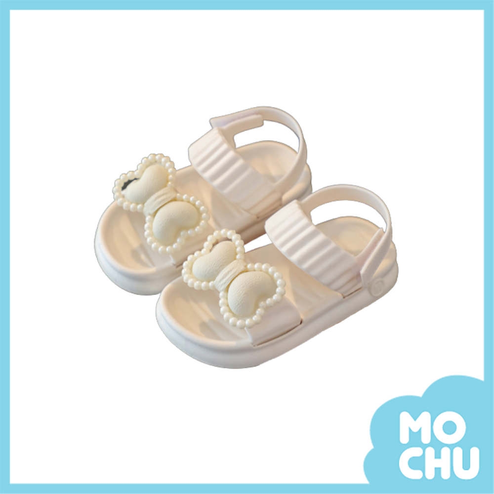 珍珠蝴蝶結兒童涼鞋(現貨)