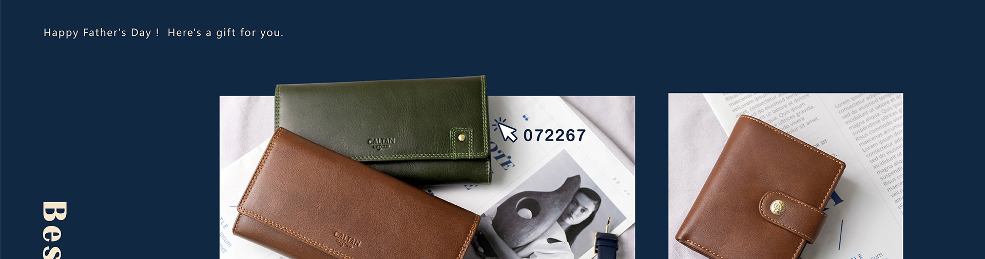 長夾放在報紙上