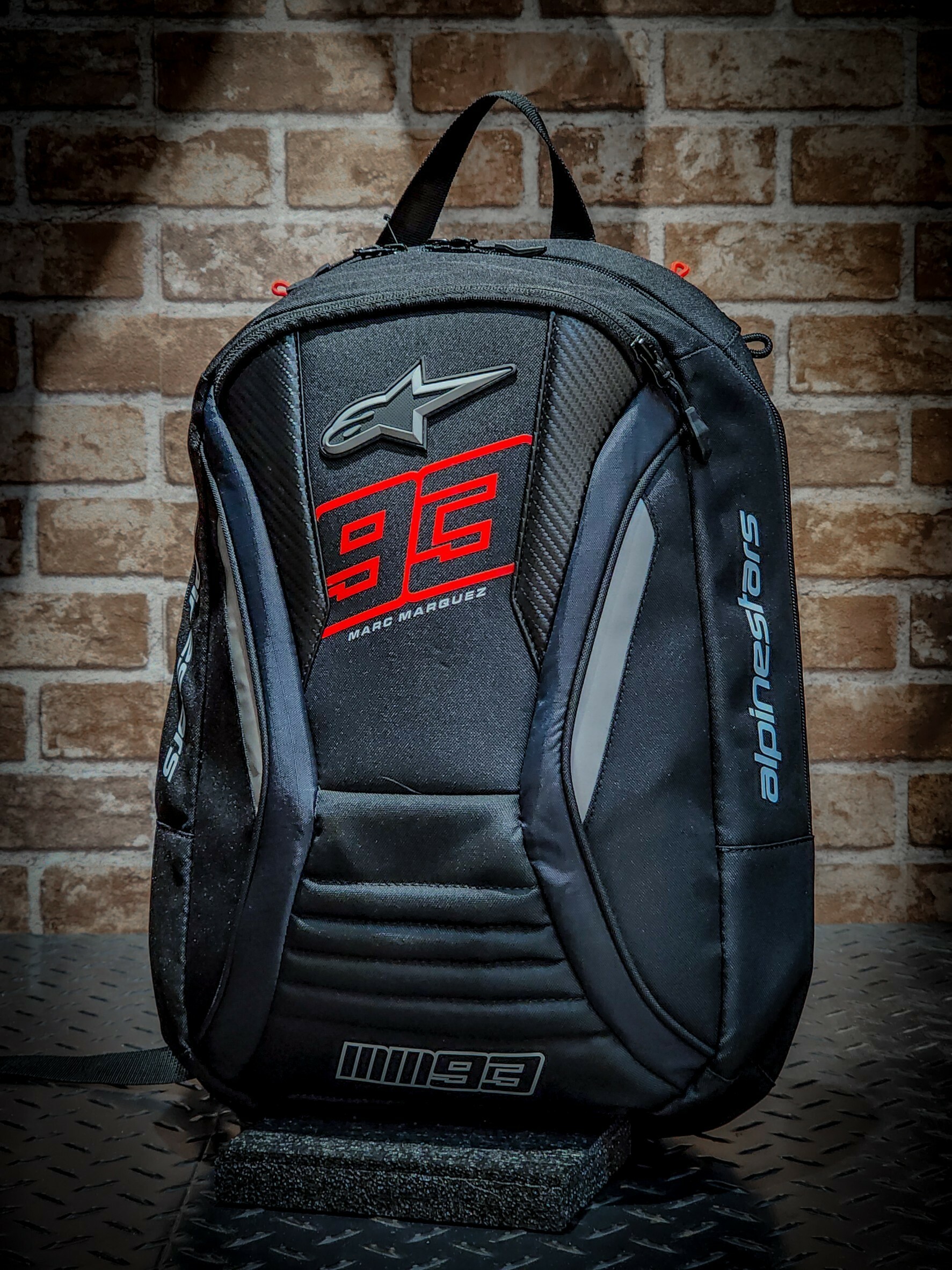 Alpinestars A星 MM93 TRACK BACKPACK BLACK BRIGHT RED 後背包 騎士包