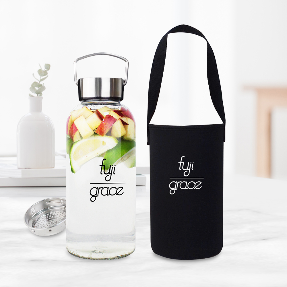 大容量耐熱手提玻璃瓶(1500ml)