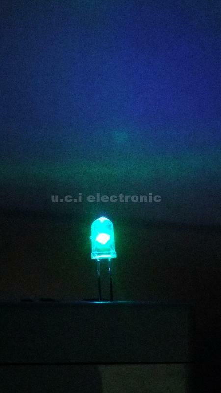 【UCI電子】(中) 5MM七彩LED發光二極體 快閃 慢閃 3V 12V