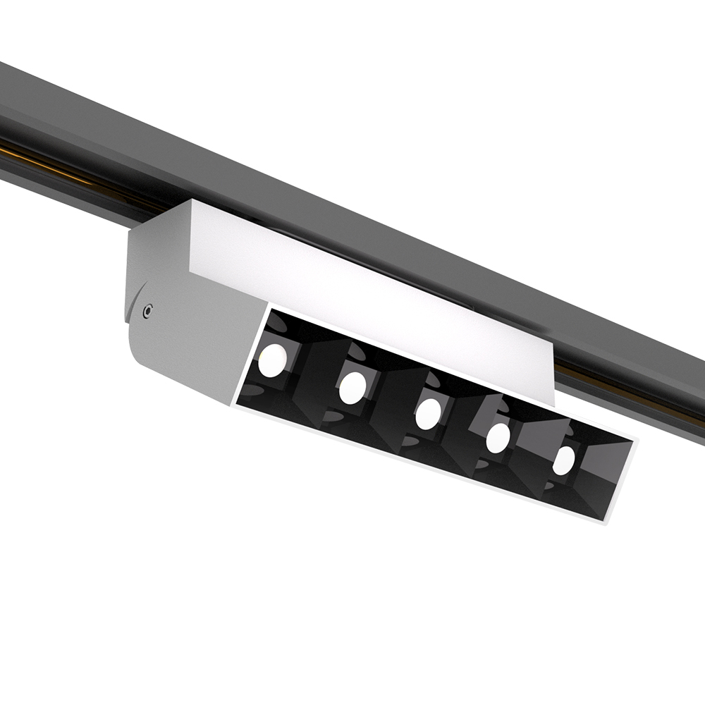 折疊軌道燈 10W 聚光格柵型  (黑殼 / 白殼)