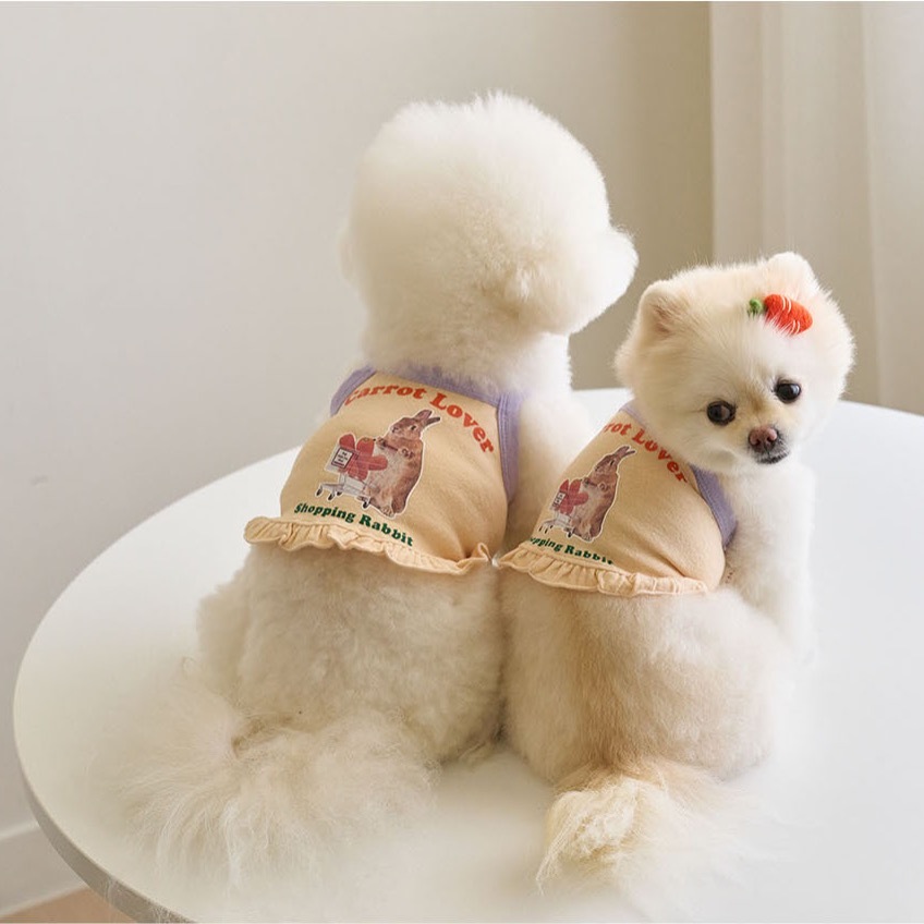 Noutti 胡蘿蔔兔子短版背心