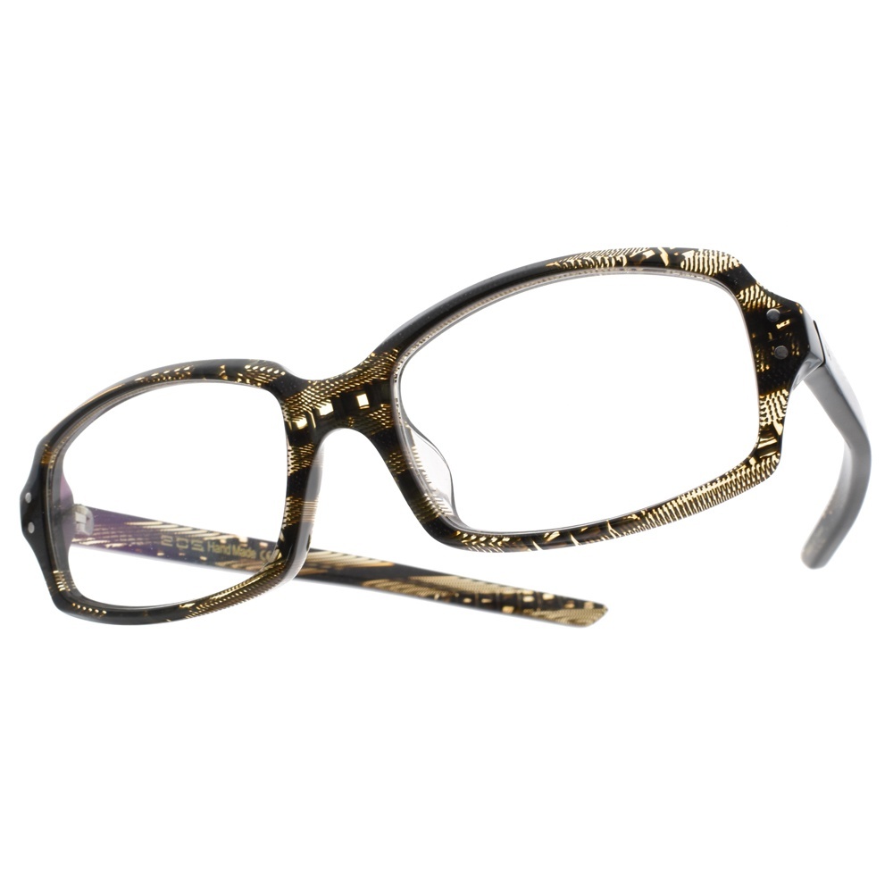 【EOS】E8089 L23 時尚格紋方框光學眼鏡