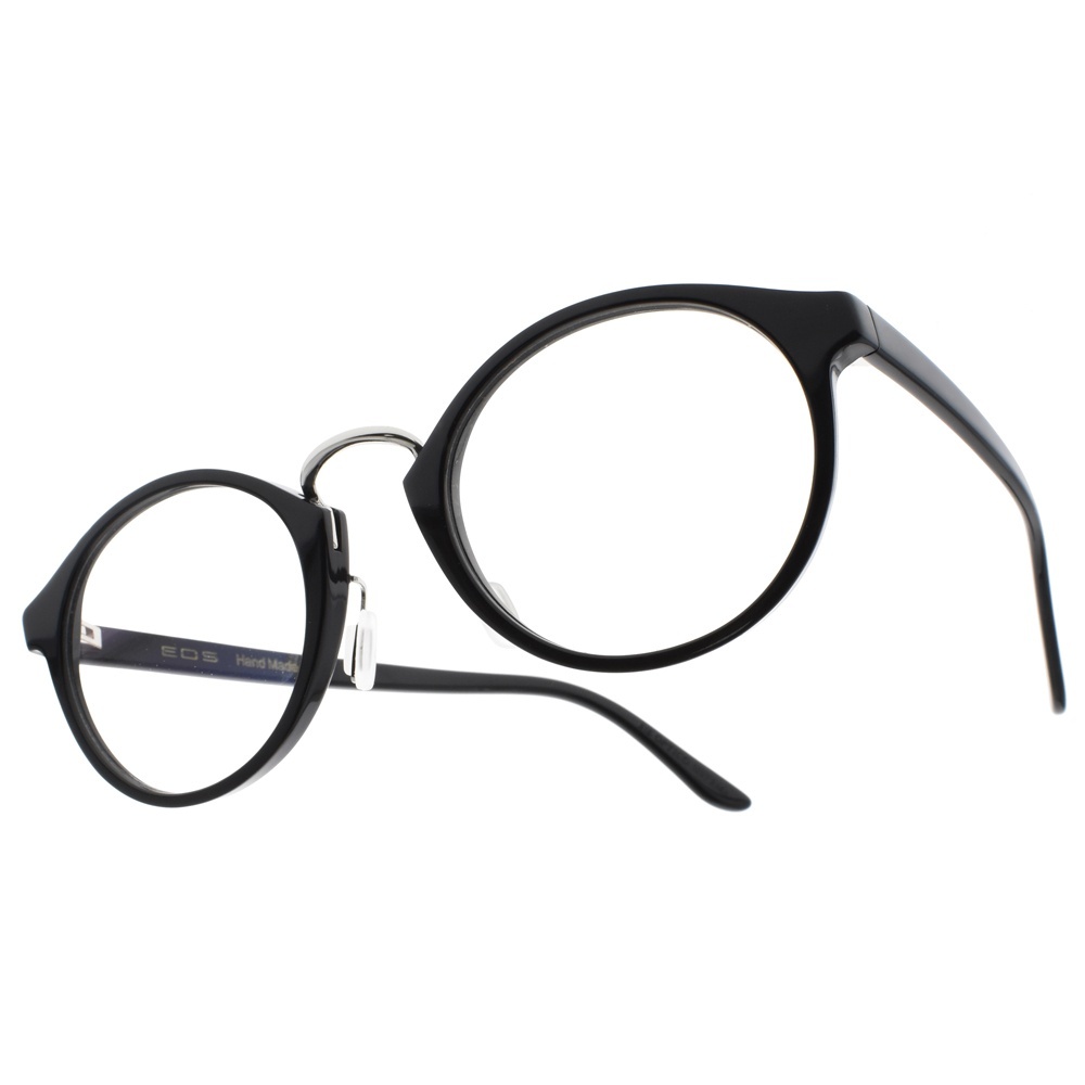 【EOS】E8401 L01 百搭微貓眼圓框光學眼鏡