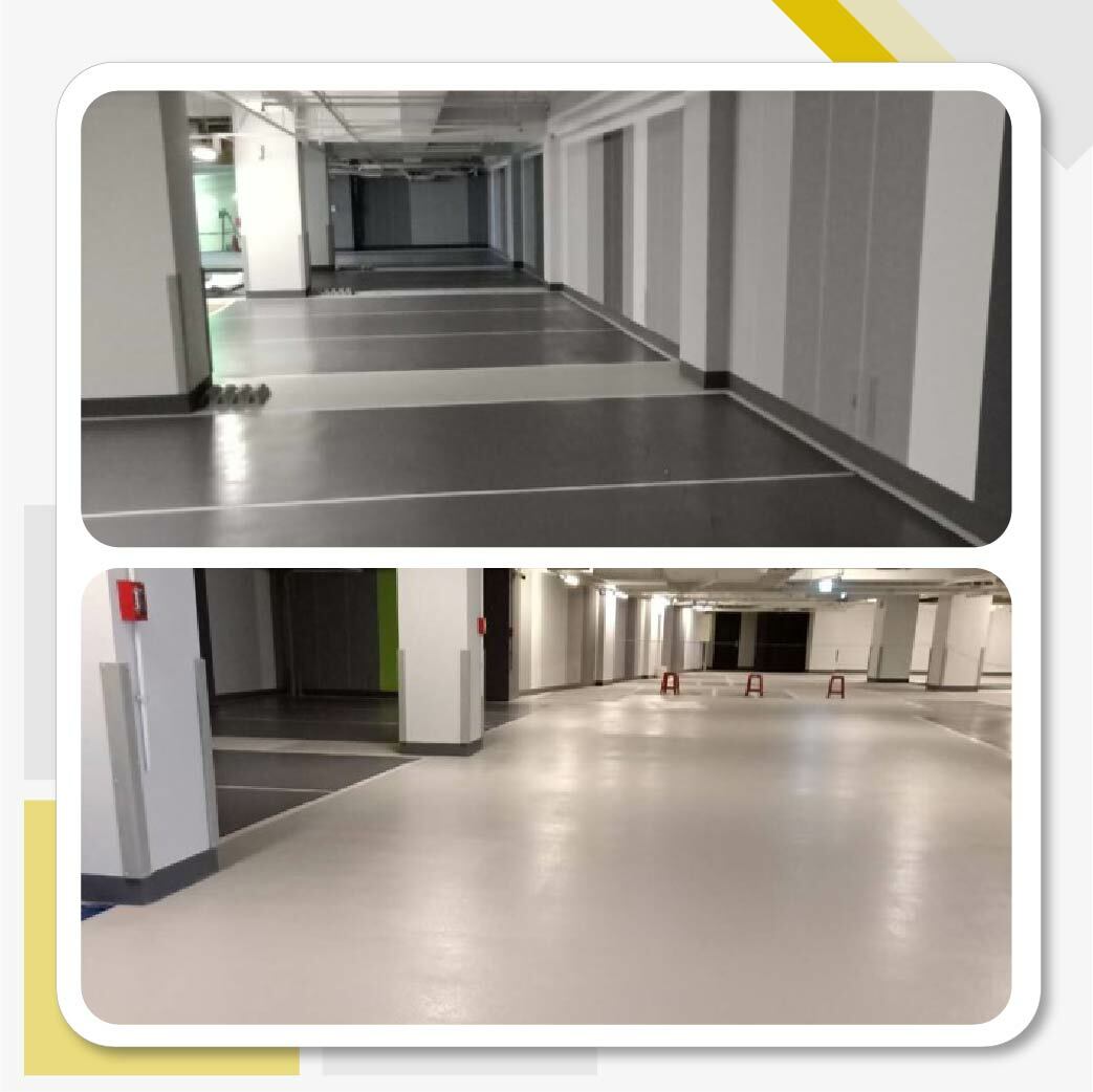 台南 誠美璞真大樓停車場地坪工程完工照