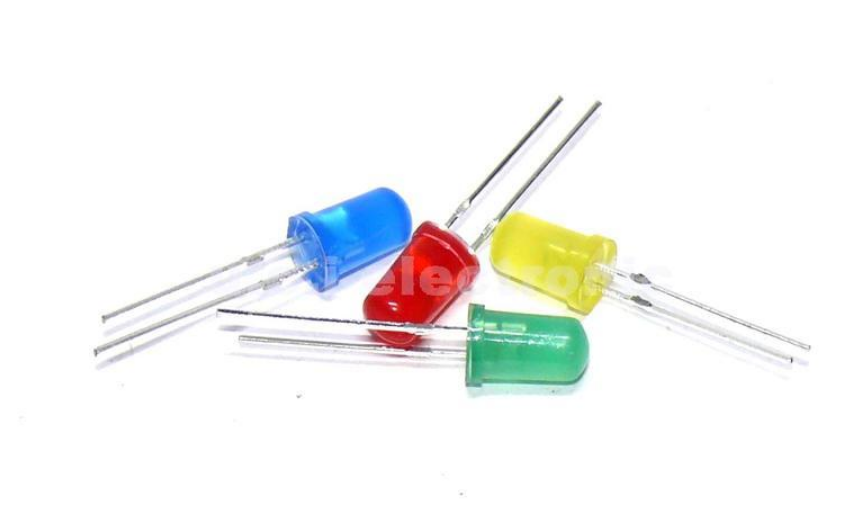 【UCI電子】 (中) 5MM  3MM LED 發光二極體 1.8-2.2（V）紅 藍 黃 綠 發光管  2個1元