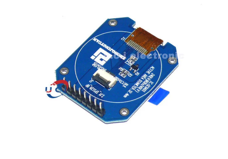 【UCI電子】(13-15) 1.28寸圓形彩色TFT顯示幕高清IPS LCD液晶屏模組128*128 SPI介面