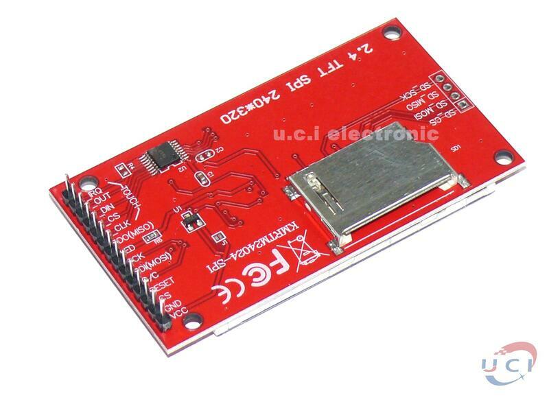 【UCI電子】(16-0-i) 2.4寸SPI液晶屏模組 240*320 TFT模組 ILI9341 帶觸摸