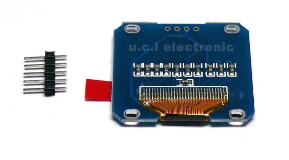【UCI電子】 (13-13) 1.3寸液晶屏 白色 藍色 I2C IIC通信 12864 OLED顯示幕模組 4針