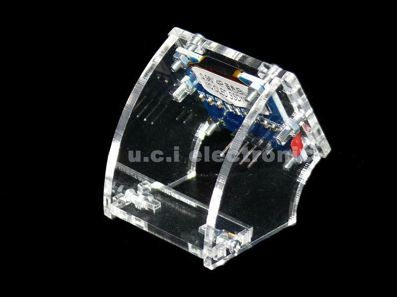 【UCI電子】(Y-2) 0.96寸OLED液晶外殼 外殼支架 透明外殼