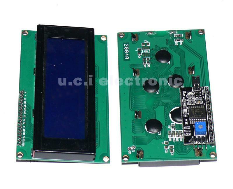 【UCI電子】(15-2) IIC I2C 5V LCD 2004A 藍屏 白字 黃綠屏 黑字 20X4