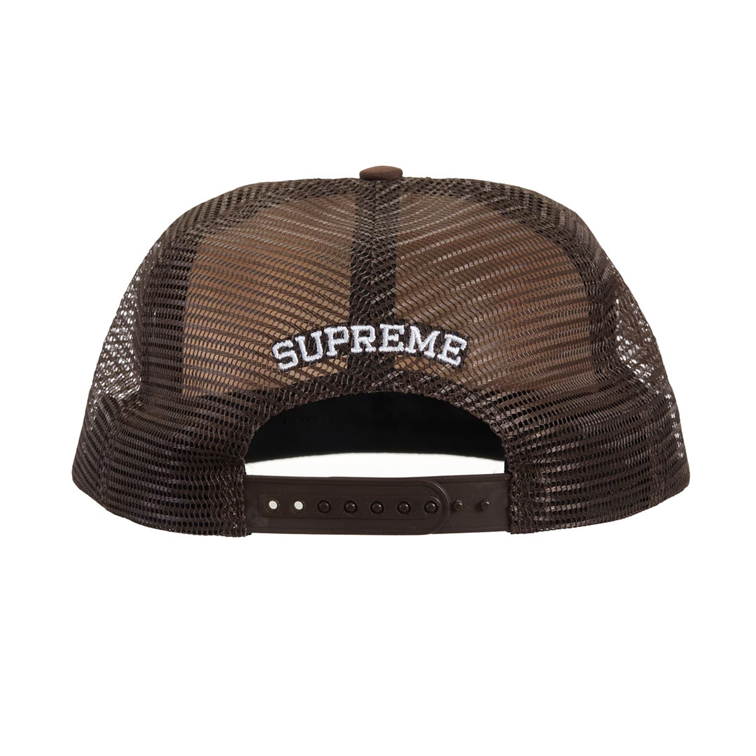 Supreme x ANTIHERO 22SS Mesh Back 5-Panel 棕五分割網帽