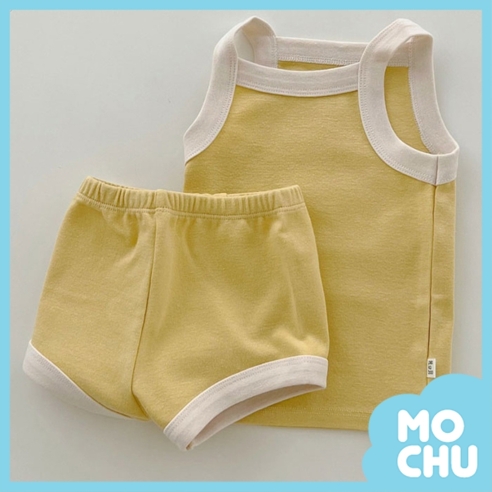 純色吊帶背心套裝(六色)