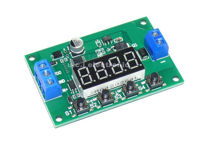 【UCI電子】(二D-1) 通電斷電延時時間繼電器模組 汽車延時開關啟動保護5-30V[MOS管版]